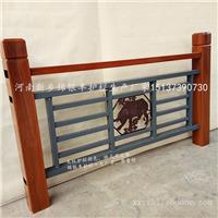 河道护栏_河南新乡景观护栏厂家_景观护栏型材_河南新乡锦银丰仿木护栏厂家