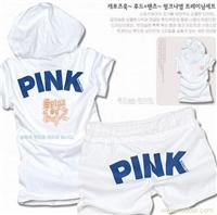 短袖PINK休闲短套装 031 