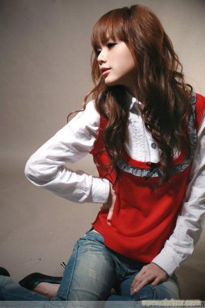 新 韩 秋装 淑女款滚边长袖衬衫假2件套 四色入 537�