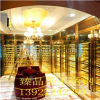 国际酒店西餐厅不锈钢酒柜,风冷葡萄酒柜