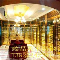 国际酒店西餐厅不锈钢酒柜,风冷葡萄酒柜