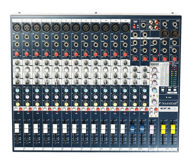 声艺 EFX12 RW5759 Soundcraft 英国声艺调音台 12路带莱斯康效果