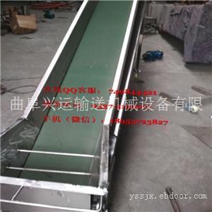 粮仓用电动升降式皮带机 食品厂用绿色裙边输送机 蔬菜加工生产用皮带输送机