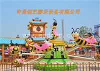 佳木斯12舱旋转升降自控小蜜蜂游乐设备知名厂家创艺专业定制