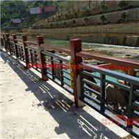 锌钢园林仿木景观护栏厂家 喷塑景观护栏定制 河南锦银丰护栏厂家