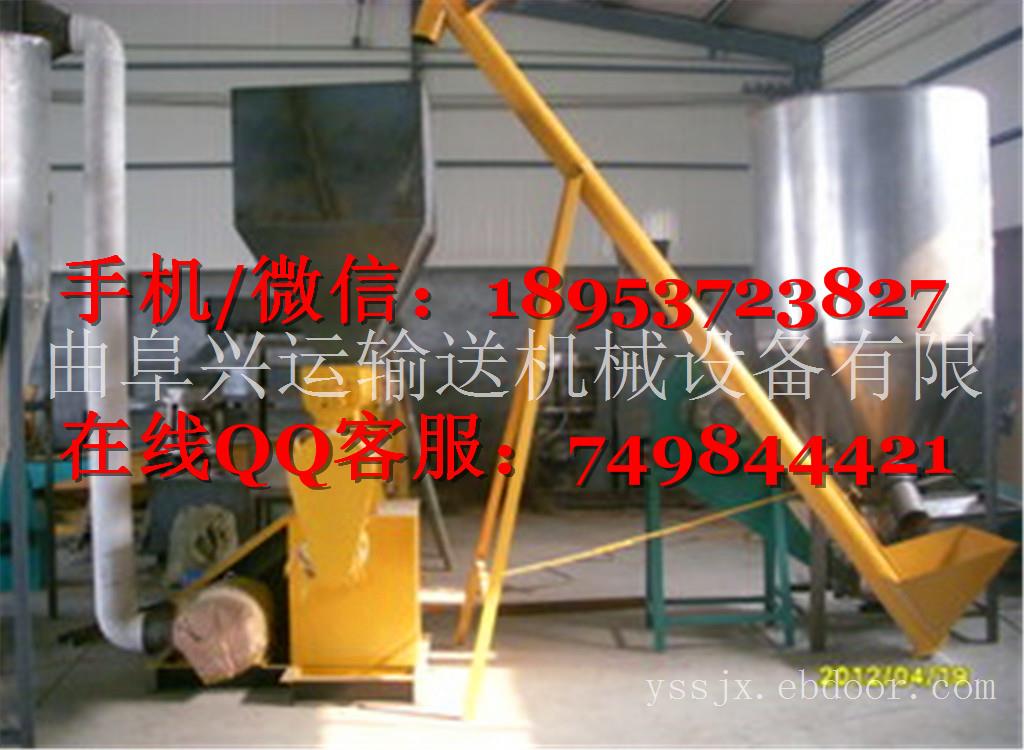 单管螺旋加料机图片和报价 阜新市倾斜式干粉绞龙上料机