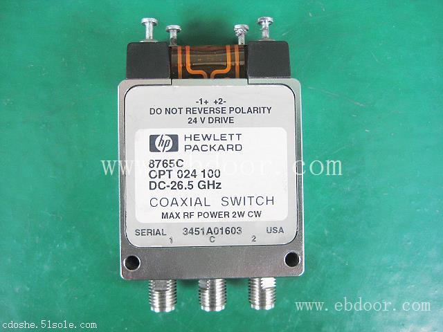 8765B Coaxial Switch, DC to 20 GHz, SPDT