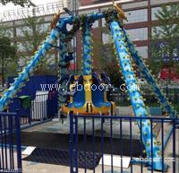 牡丹江好玩刺激经典旋转8座小摆锤游艺设施创艺厂家加工定制