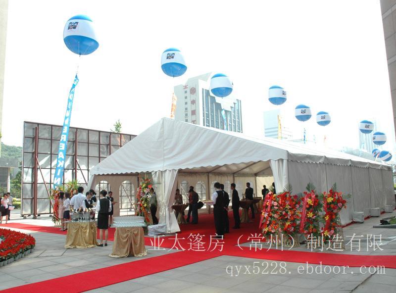 南京尖顶篷房租赁，促销蓬房，车展大蓬，透明篷房，定做展览篷房