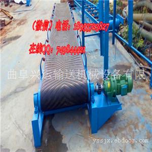 粮包自动装车输送机图片和报价 移动升降式圆管支架皮带机