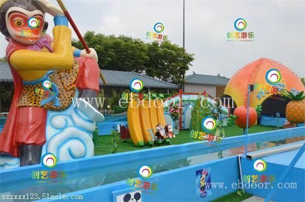 抚顺看到就想玩24座亲子水上花果山漂流创艺厂家果果漂流游艺设施