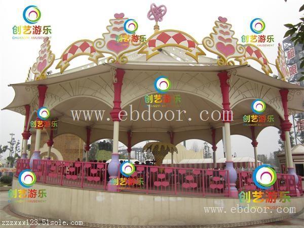 许昌创艺吸金能力强24座亲子情侣飞车游艺设施魔幻陀螺厂家定制