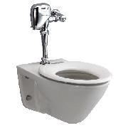 挂墙冲洗阀式座便器 