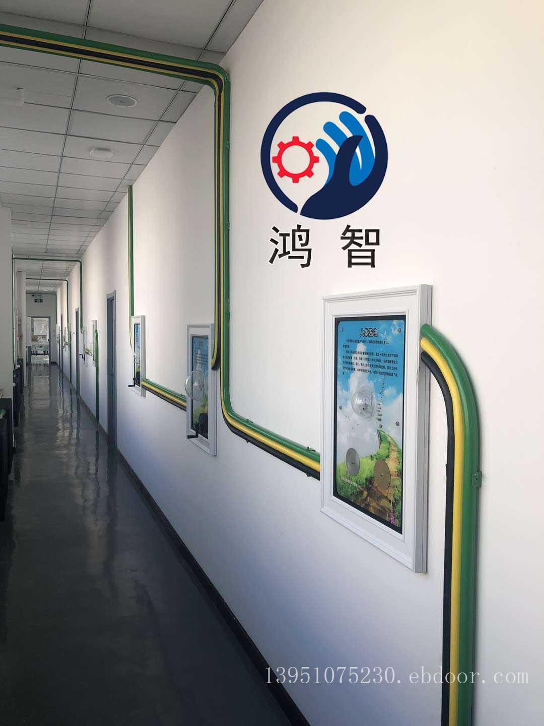 握力测试普科技科学智慧墙展品壁挂式走廊科技馆仪器