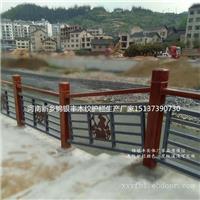 .河南优质仿木纹护栏加工定制.生产仿木纹栏杆_仿木纹金属护栏