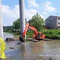 青田水陆挖掘机出租，水上挖机出租，水挖出租，船挖出租