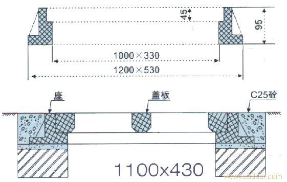 成都方形复合树脂井盖