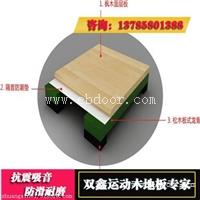 体育专用篮球木地板结构选材方面做得天衣无缝