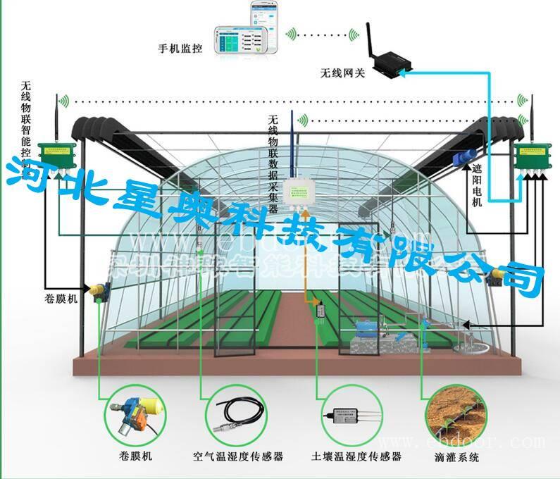 智能温室大棚环境远程自动控制系统，星奥物联网农业监测管理系统