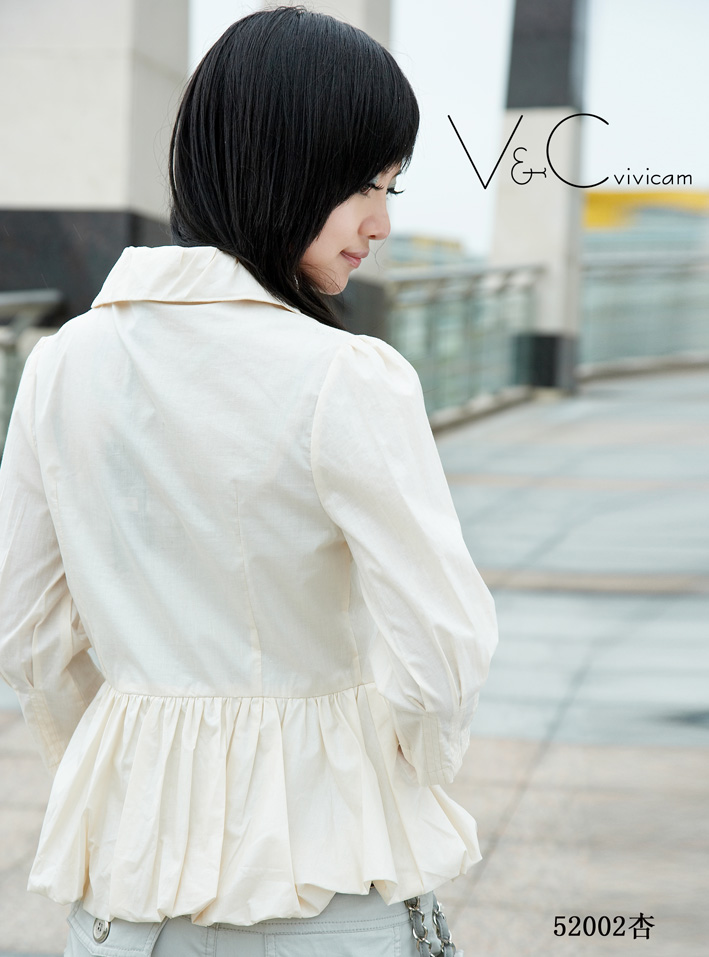 52002#-韩国VIVICAM -杏色�