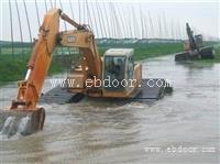 剑河湿地挖掘机出租，水上挖掘机出租好不好