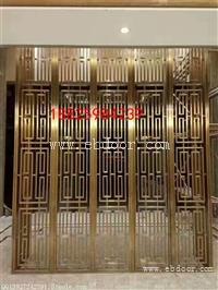 定制不锈钢屏风 玫瑰不锈钢隔断加工厂