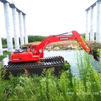 平湖水陆挖掘机加长臂水路挖机出租澡泽水挖机租赁咨询 小时费用