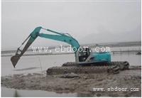 浙江嘉兴市水陆两用挖掘机出租费   （华放）水陆挖掘机改装租赁