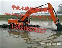 余杭水陆挖掘机出租资讯鱼塘清淤水陆两用挖掘机租赁设备齐全