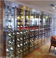 餐厅不锈钢酒柜图片大全