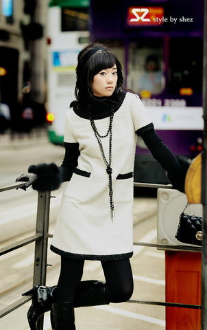 韩版连衣裙6064�