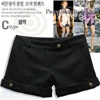 韩版靴裤黑色6055 