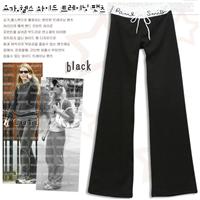 新款运动长裤黑2074 