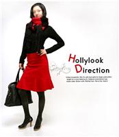 羊毛短裙咖啡色021 