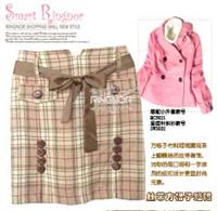 羊毛格子短裙20111（不配腰带） 