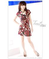 新款洋装咖啡色2014 