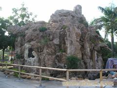 假山假树�