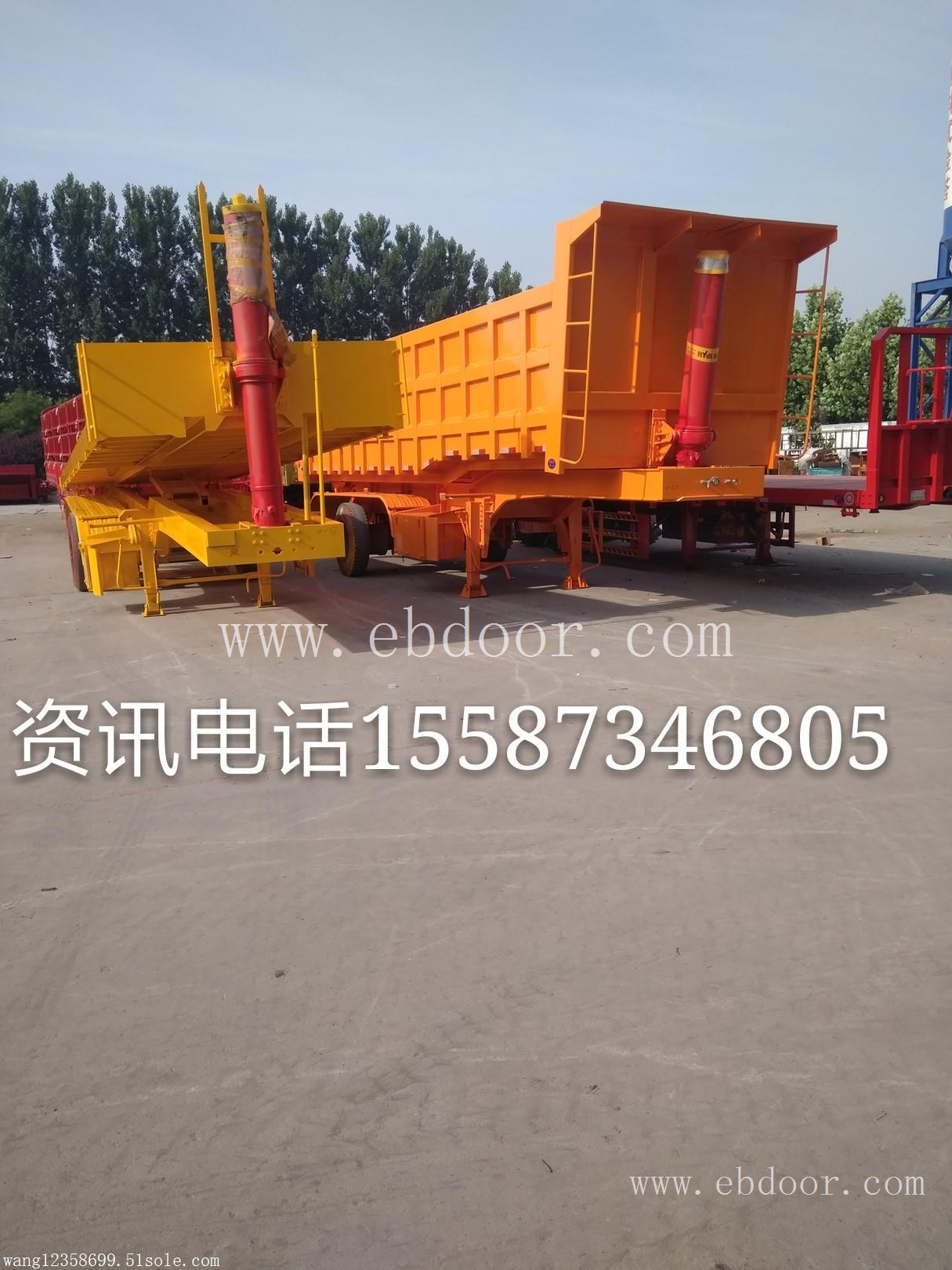 集装箱后翻自卸半挂车