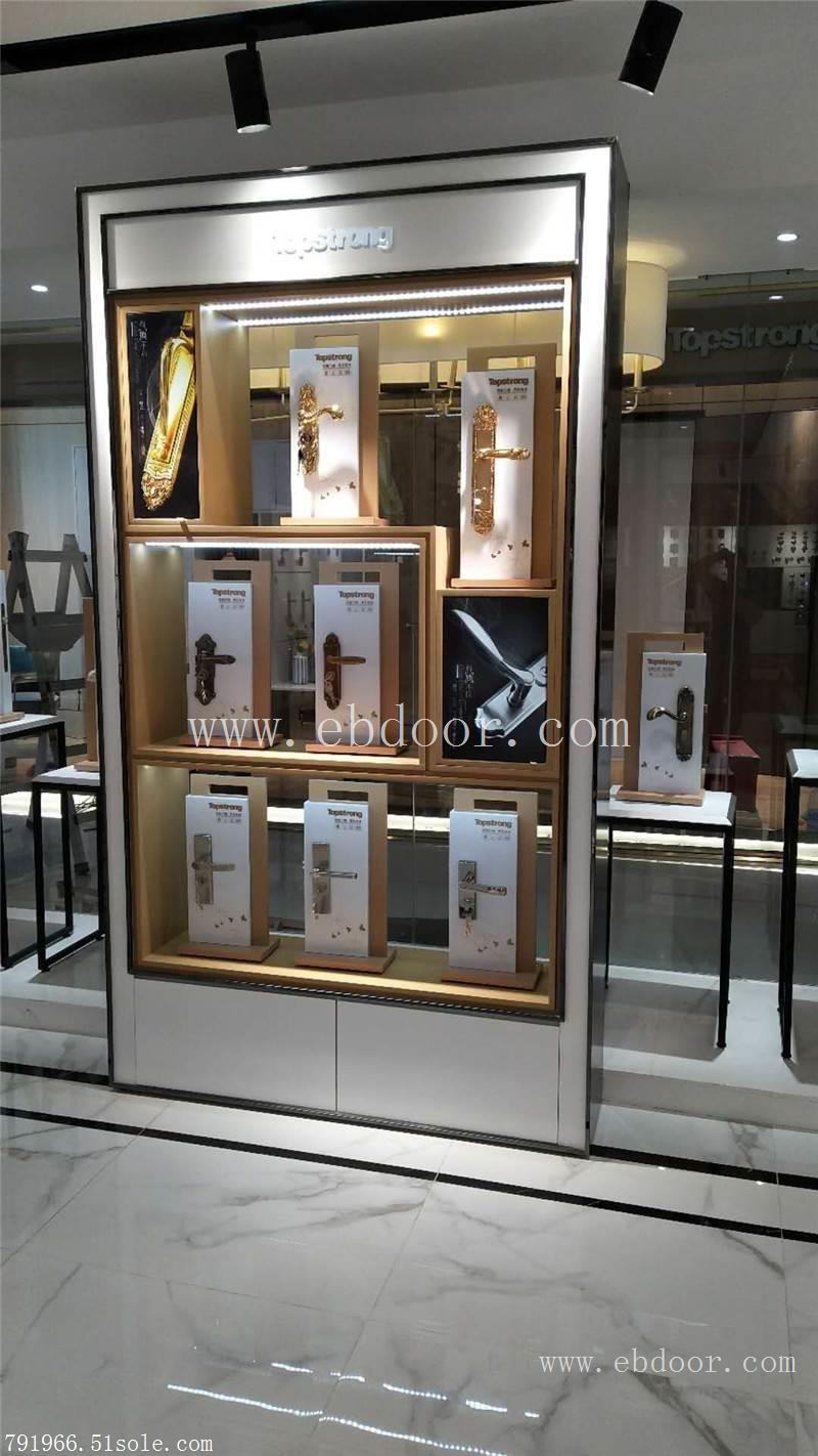 智家人指纹锁展示柜南充工厂订制