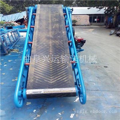 爬坡输送机产品的详细参数 三相电钢丝绳升降粮食输送机