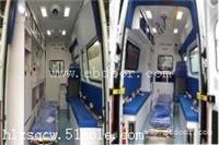 四川120救护车/福特V362新全顺监护型救护车