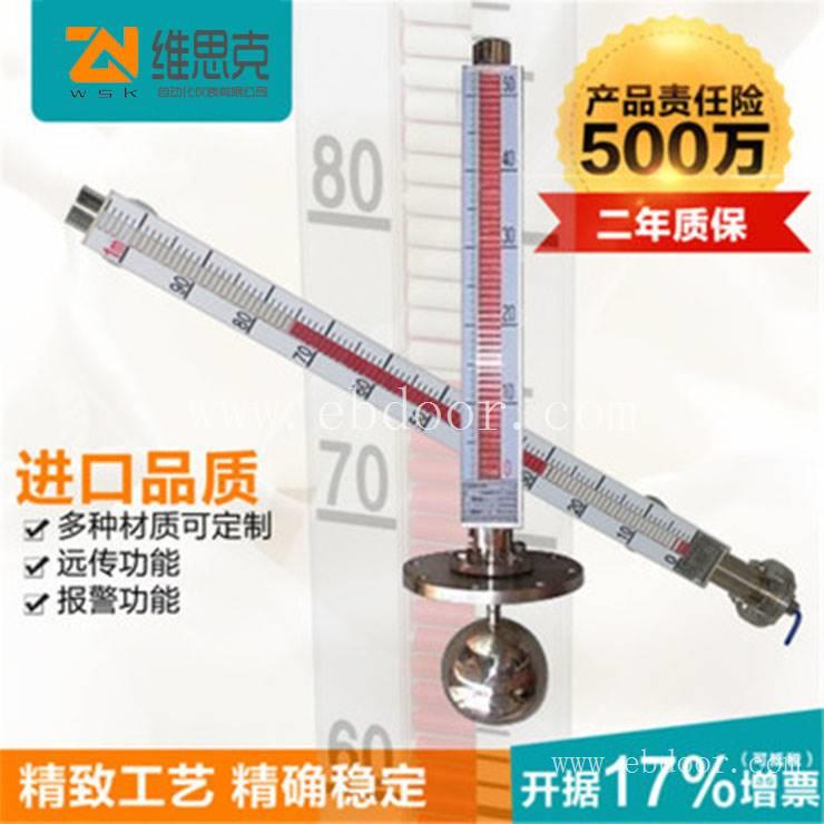 带通气塞远传磁翻板液位计UHZ-58/CG13可配液位开关