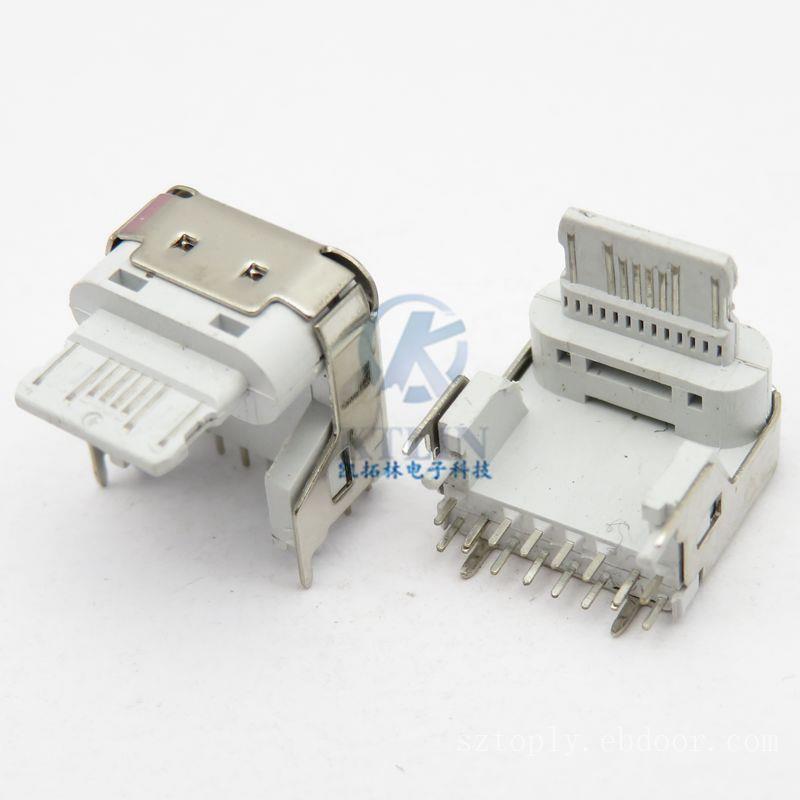 中美规 TYPE-C 16p加高母座 20W苹果PD快充 18W欧规