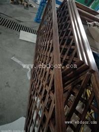 专业生产仿木纹花园围栏，别墅仿木铝合金篱笆栏