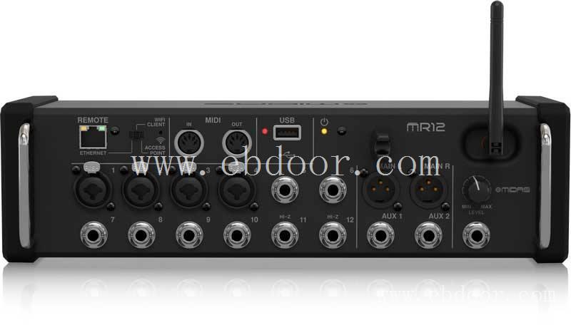 迈达斯MR12 MIDAS 12路机架式数字调音台大量批发 演出调音台 迈