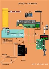  高清识别一体机接线说明书 微信无感停车专用设备