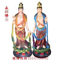 日光月光菩萨定做厂家 药王药上菩萨佛像图片
