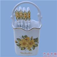 大黄花花篮陶瓷器具 