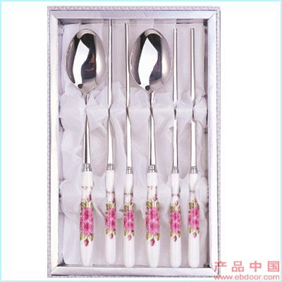 陶瓷咖啡勺/叉套装�