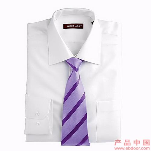 纯色斜纹CVC正装衬衣（含领带）�